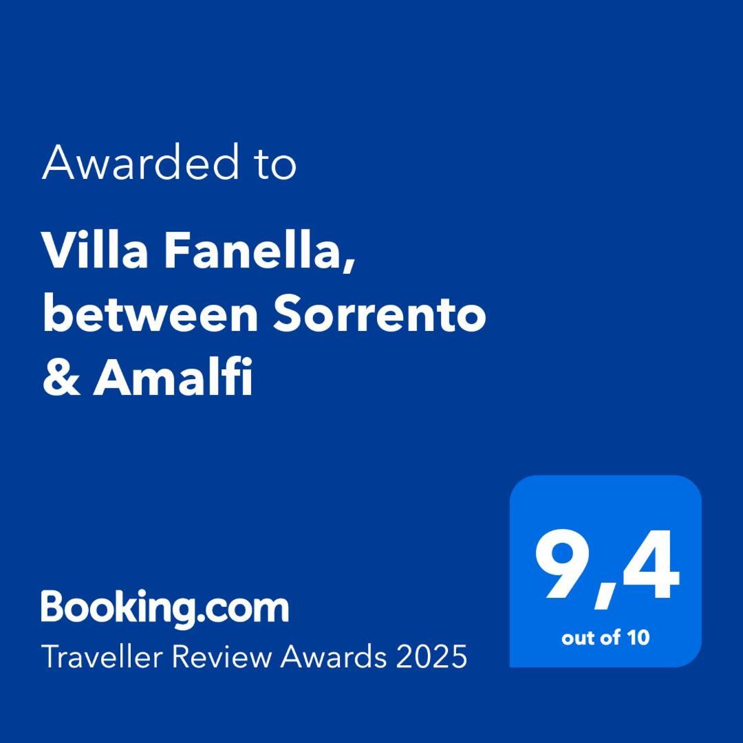 Villa Fanella, Independent House Between Sorrento & Amalfi Piano di Sorrento Buitenkant foto